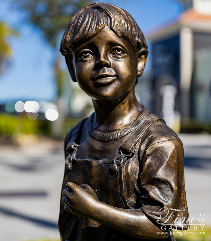 Bronze Fountains  - Boy With Frog In Pocket - BF-750